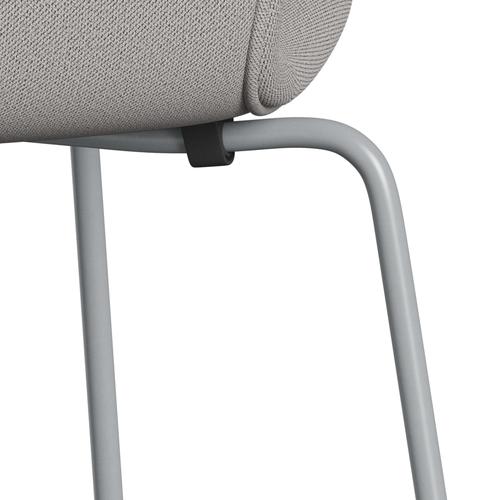 [product_category]-Fritz Hansen 3107 Chair Full Upholstery, Silvergrey/Capture Grey-Fritz Hansen-3107FU-CP4001-SIGREY-FRI-7