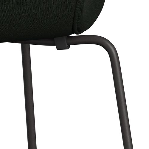 [product_category]-Fritz Hansen 3107 Chair Full Upholstery, Warm Graphite/Canvas Dark Green-Fritz Hansen-3107FU-CA0996-WARGRA-FRI-7