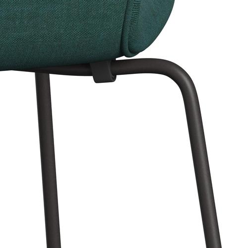 [product_category]-Fritz Hansen 3107 Chair Full Upholstery, Warm Graphite/Canvas Emerald Green-Fritz Hansen-3107FU-CA0836-WARGRA-FRI-7