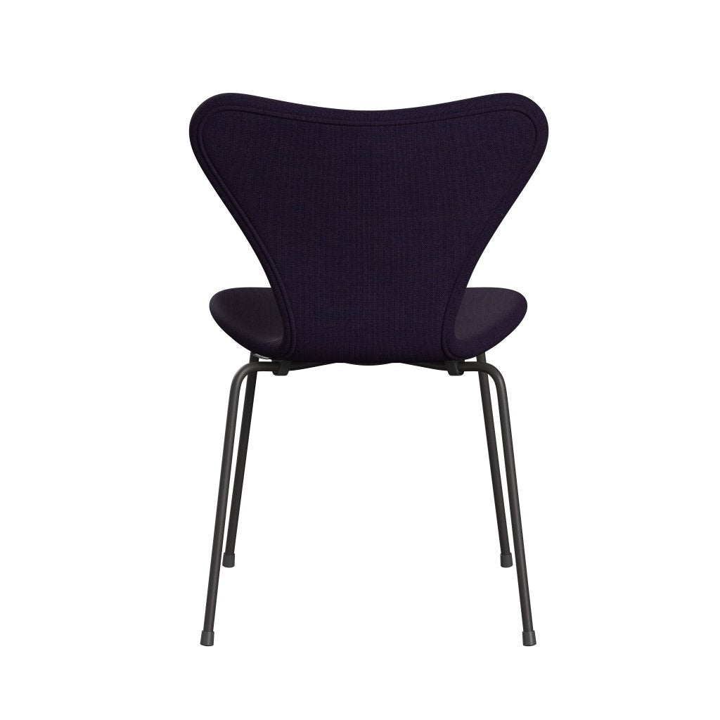 [product_category]-Fritz Hansen 3107 Chair Full Upholstery, Warm Graphite/Canvas Navy Blue-Fritz Hansen-3107FU-CA0684-WARGRA-FRI-4