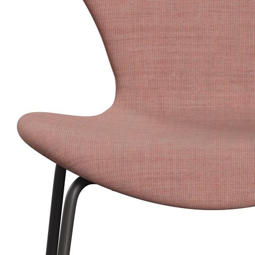 [product_category]-Fritz Hansen 3107 Chair Full Upholstery, Warm Graphite/Canvas Soft Pink-Fritz Hansen-3107FU-CA0614-WARGRA-FRI-6