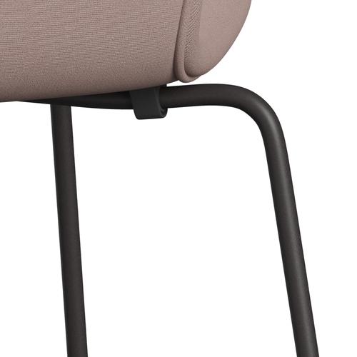 [product_category]-Fritz Hansen 3107 Chair Full Upholstery, Warm Graphite/Christianshavn Light Red Uni-Fritz Hansen-3107FU-CH1130-WARGRA-FRI-7