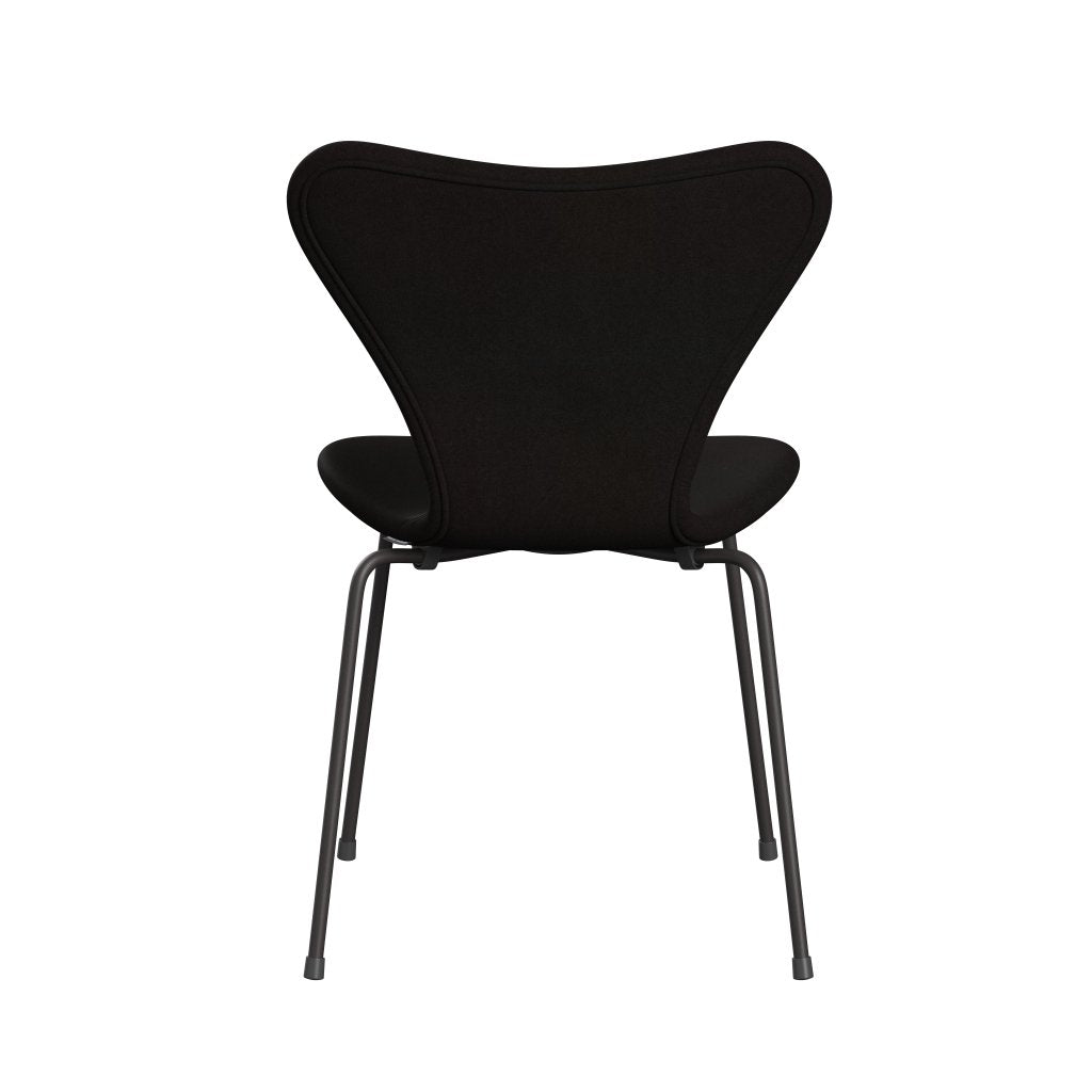 [product_category]-Fritz Hansen 3107 Chair Full Upholstery, Warm Graphite/Divina Dark Brown (Div384)-Fritz Hansen-3107FU-DIV384-WARGRA-FRI-4