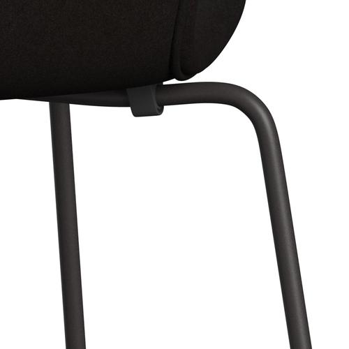 [product_category]-Fritz Hansen 3107 Chair Full Upholstery, Warm Graphite/Divina Dark Brown (Div384)-Fritz Hansen-3107FU-DIV384-WARGRA-FRI-7