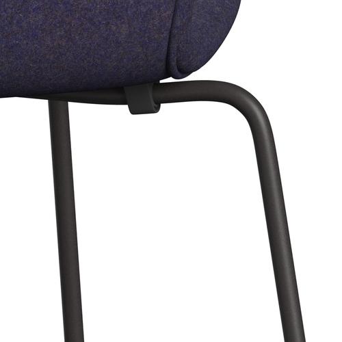 [product_category]-Fritz Hansen 3107 Chair Full Upholstery, Warm Graphite/Divina Md Dusty Blue-Fritz Hansen-3107FU-DMD753-WARGRA-FRI-7