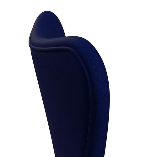 [product_category]-Fritz Hansen 3107 Chair Full Upholstery, Warm Graphite/Divina Royal Blue-Fritz Hansen-3107FU-DIV791-WARGRA-FRI-5