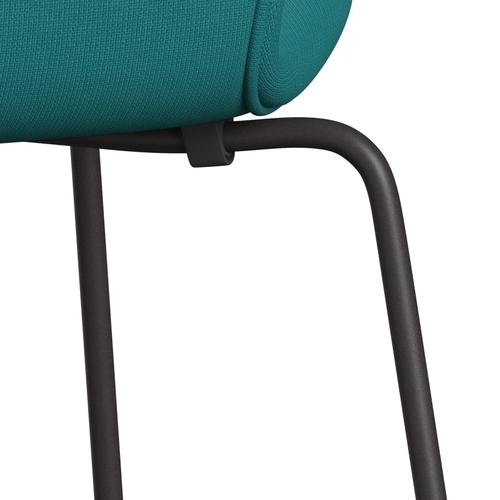 [product_category]-Fritz Hansen 3107 Chair Full Upholstery, Warm Graphite/Fame Turquoise (F67016)-Fritz Hansen-3107FU-F67016-WARGRA-FRI-7