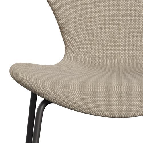 [product_category]-Fritz Hansen 3107 Chair Full Upholstery, Warm Graphite/Hallingdal Sand-Fritz Hansen-3107FU-HAL200-WARGRA-FRI-6