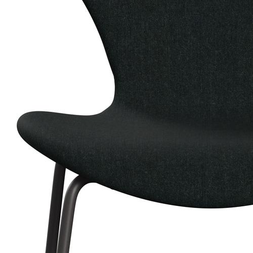 [product_category]-Fritz Hansen 3107 Chair Full Upholstery, Warm Graphite/Remix Black (Rem183)-Fritz Hansen-3107FU-REM183-WARGRA-FRI-6