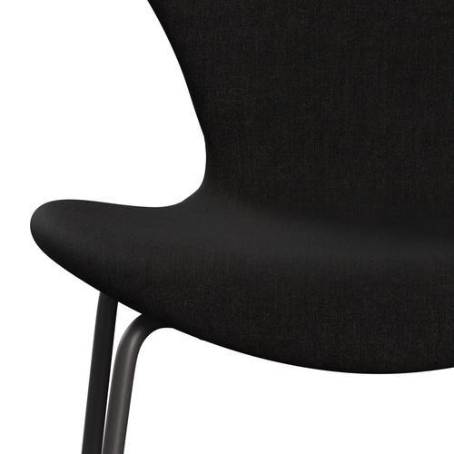 [product_category]-Fritz Hansen 3107 Chair Full Upholstery, Warm Graphite/Remix Dark Brown (Rem393)-Fritz Hansen-3107FU-REM393-WARGRA-FRI-6