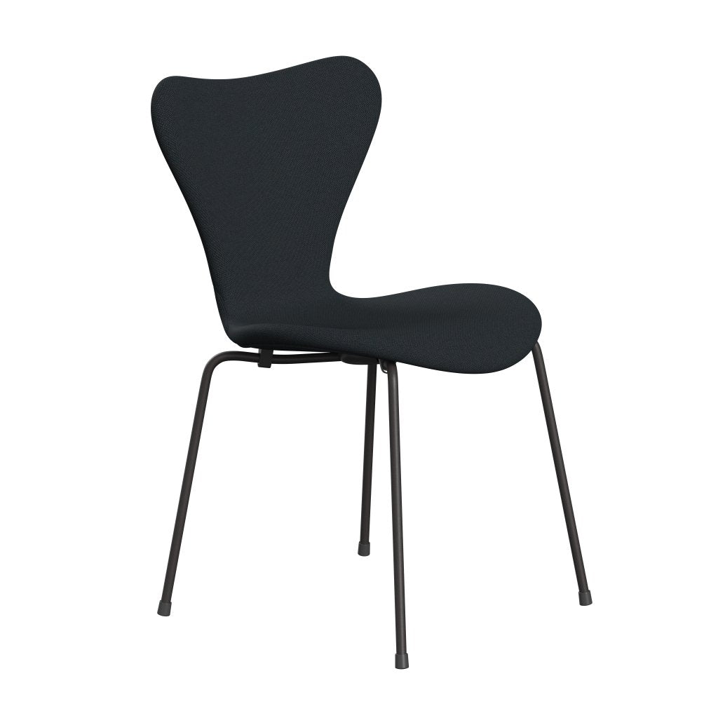 [product_category]-Fritz Hansen 3107 Chair Full Upholstery, Warm Graphite/Steelcut Trio Black-Fritz Hansen-3107FU-STR195-WARGRA-FRI-2