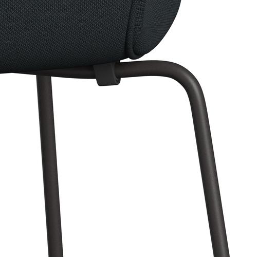 [product_category]-Fritz Hansen 3107 Chair Full Upholstery, Warm Graphite/Steelcut Trio Black-Fritz Hansen-3107FU-STR195-WARGRA-FRI-7