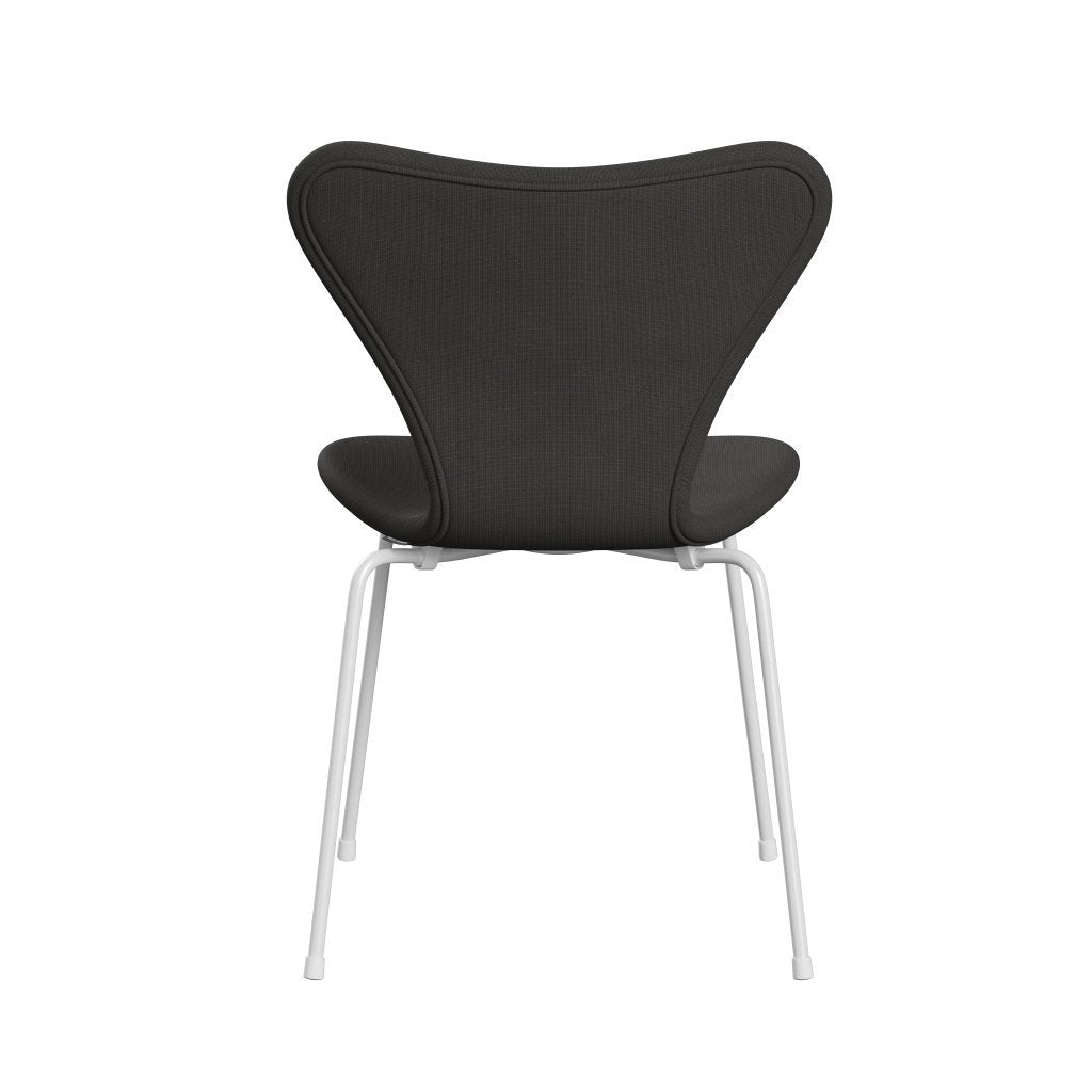 [product_category]-Fritz Hansen 3107 Chair Full Upholstery, White/Fame Brown (F61060)-Fritz Hansen-3107FU-F61060-DRWH-FRI-4