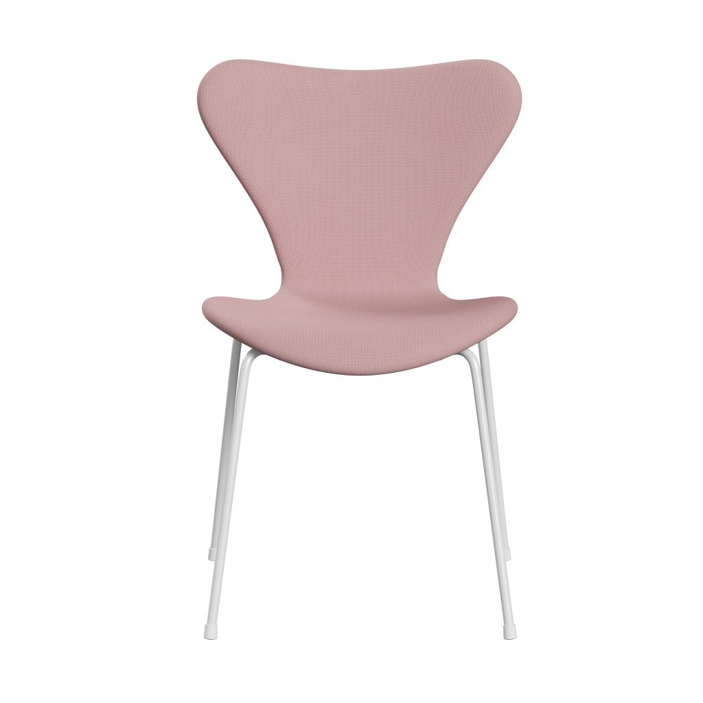 [product_category]-Fritz Hansen 3107 Chair Full Upholstery, White/Fame Warm Purple-Fritz Hansen-3107FU-F64169-DRWH-FRI-1