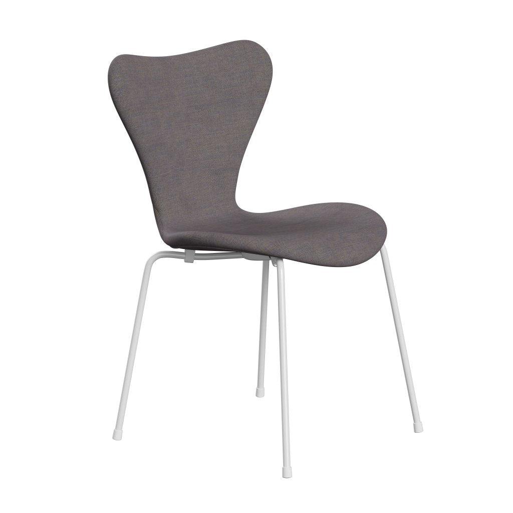 [product_category]-Fritz Hansen 3107 Chair Full Upholstery, White/Remix Pink Blue-Fritz Hansen-3107FU-REM722-DRWH-FRI-2