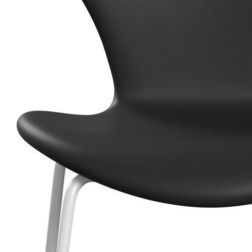 [product_category]-Fritz Hansen 3107 Chair Full Upholstery, White/Soft Black-Fritz Hansen-3107FU-SOBLA-DRWH-FRI-6