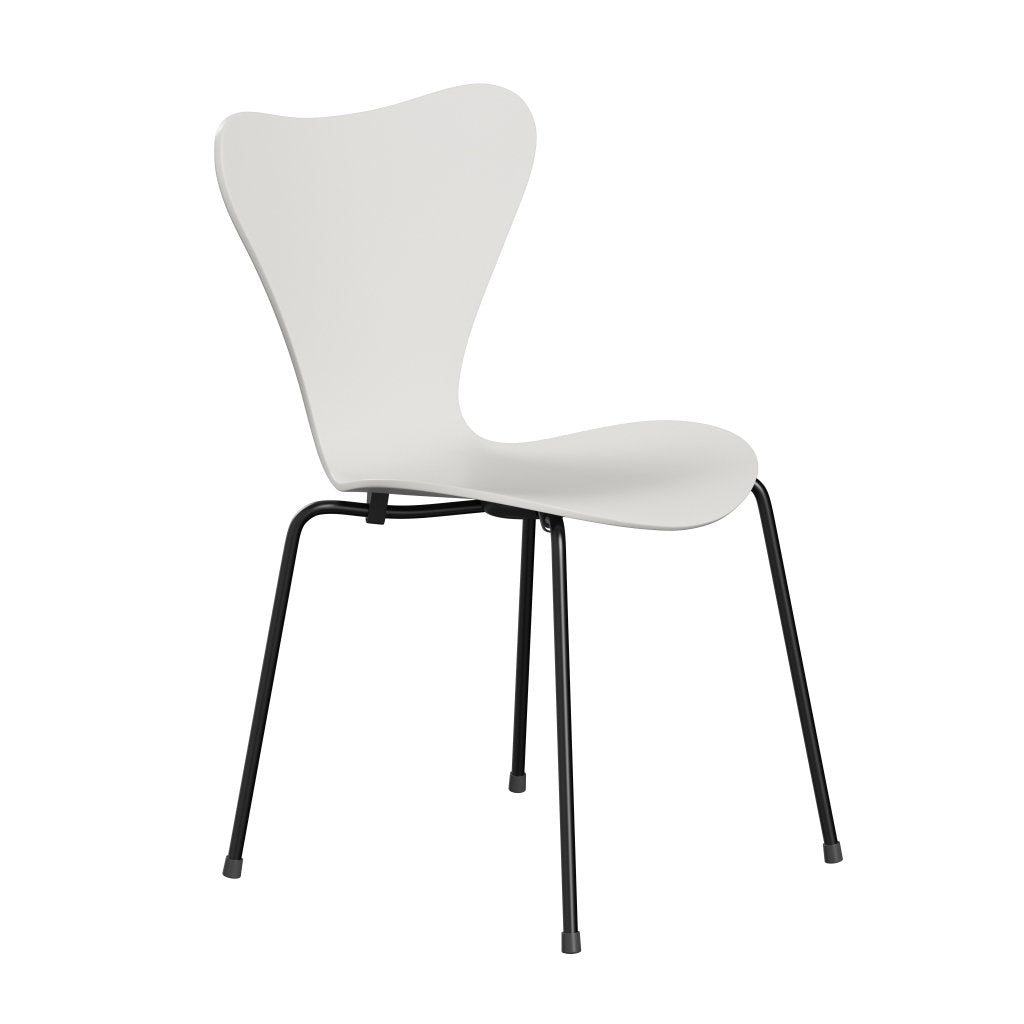 [product_category]-Fritz Hansen 3107 Chair Unupholstered, Black/Lacquered White-Fritz Hansen-3107-LA100-DRBL-FRI-2