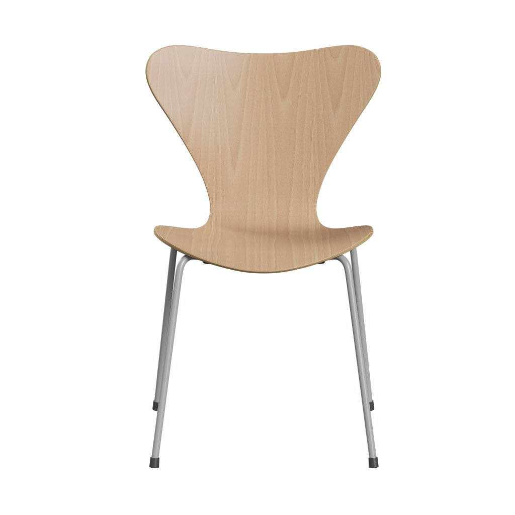 [product_category]-Fritz Hansen 3107 Chair Unupholstered, Nine Grey/Beech Veneer Natural-Fritz Hansen-3107-BEE001-DRNIGR-FRI-1