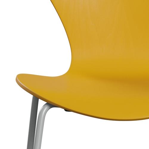 [product_category]-Fritz Hansen 3107 Chair Unupholstered, Nine Grey/Dyed Ash True Yellow-Fritz Hansen-3107-CA465-DRNIGR-FRI-6