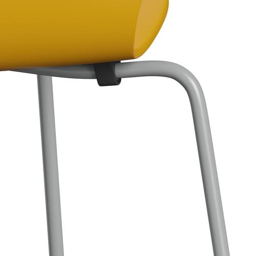 [product_category]-Fritz Hansen 3107 Chair Unupholstered, Nine Grey/Lacquered True Yellow-Fritz Hansen-3107-LA460-DRNIGR-FRI-7