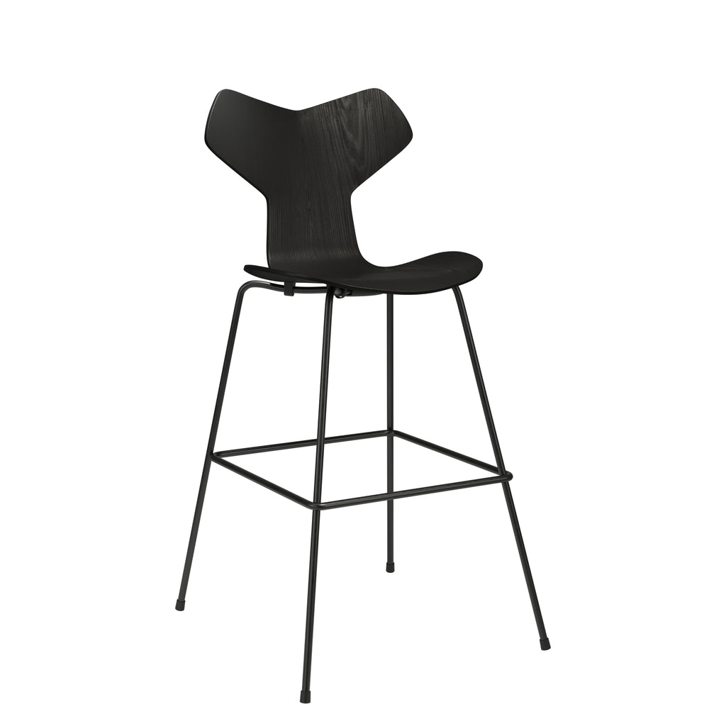 [product_category]-Fritz Hansen 3139 Grand Prix Bar Stool, Ash Black-Fritz Hansen-3139-Ash-Black-Fri-1