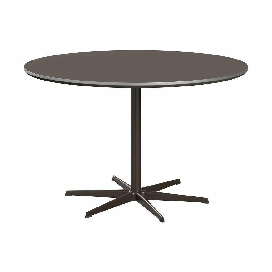 [product_category]-Fritz Hansen Circular Dining Table ø120 Cm, Grey/Brown Bronze-Fritz Hansen-A825-Grey-120x72-FRI-1