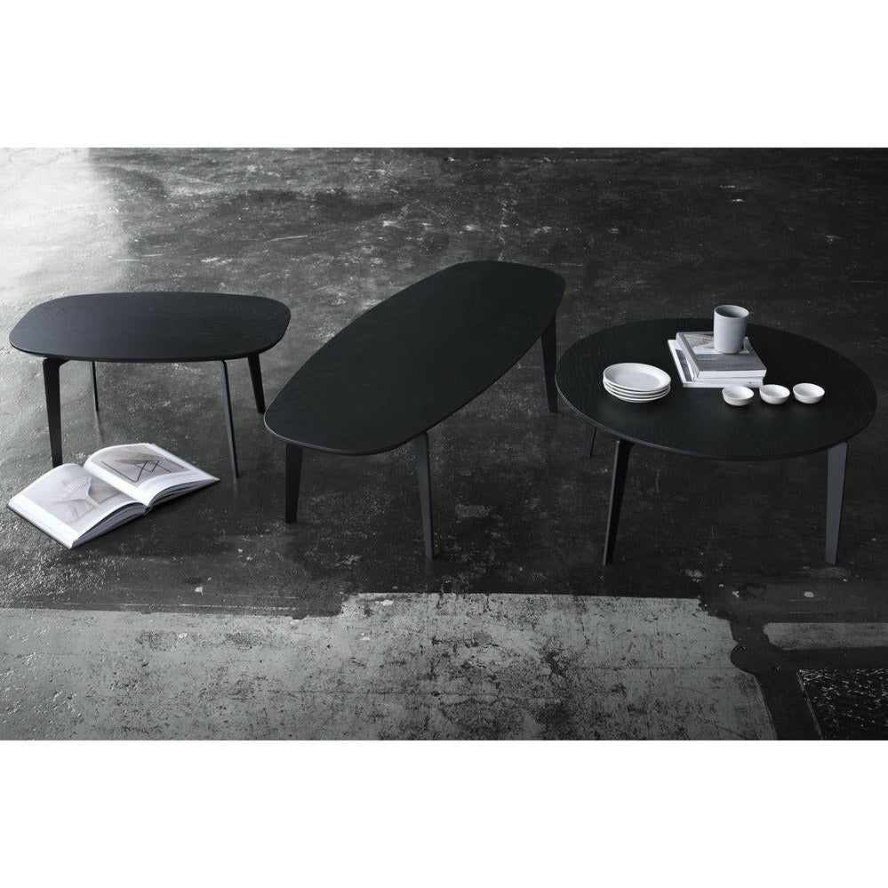 [product_category]-Fritz Hansen Join Coffee Table 76 Cm, Black Lacquered Oak-Fritz Hansen-FH21-black-FRI-2