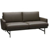 Fritz Hansen Lissoni Sofa Læder 2-personers, Brun Bronze/Brun Essential Stone