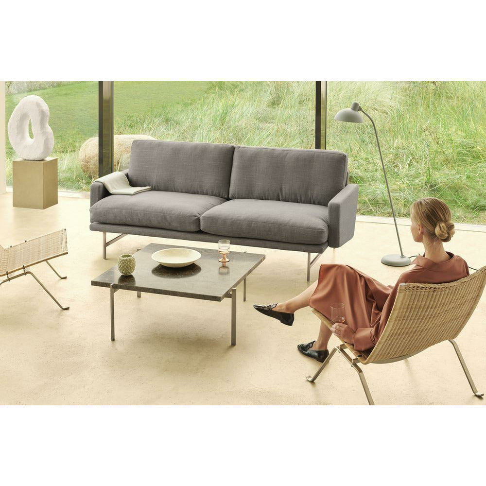 [product_category]-Fritz Hansen Lissoni Sofa Leather 2 Seater, Warm Graphite/Brown Grace Walnut-Fritz Hansen-PL112S-Grace-Walnut-Warm-Graphite-FRI-8