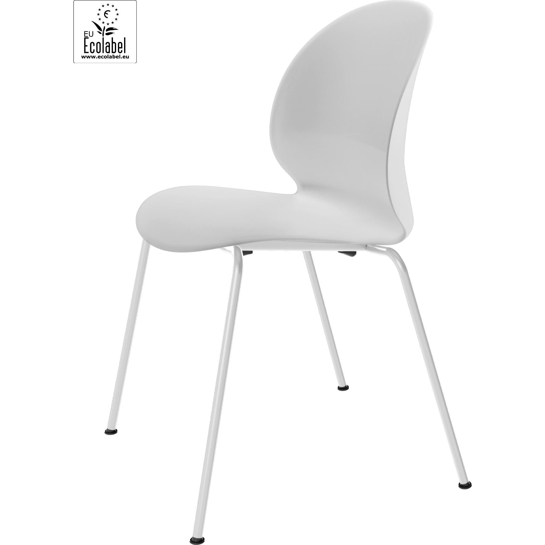 [product_category]-Fritz Hansen N02 Recycle Chair Monochrome 4 Legged, Off White-Fritz Hansen-N02-10-OffWhite/OffWhite-FRI-1