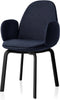 Fritz Hansen Sammen Armchair Black, Sunniva Dark Blue