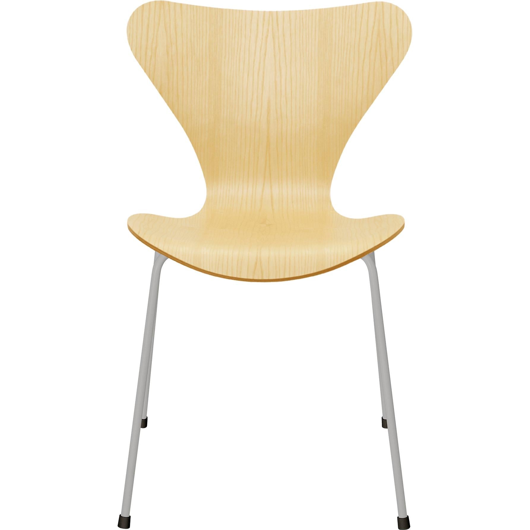 [product_category]-Fritz Hansen Series 7 Chair Veneer Ash Bowl, Nine Grey Base-Fritz Hansen-3107-Finer-Ash-NineGrey-FRI-1