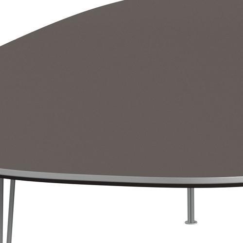 [product_category]-Fritz Hansen Superellipse Dining Table Nine Grey/Grey Fenix Laminates, 300x130 Cm-Fritz Hansen-B617-FXGRL-SPAL-DRNIGR-FRI-4