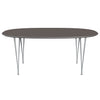 Fritz Hansen Superellipse Dining Table Silvergrey/Grey Fenix Laminates, 180x120 Cm