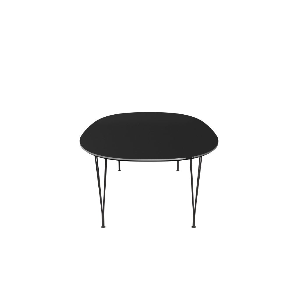 [product_category]-Fritz Hansen Superellipse Dining Table Warm Graphite/Black Fenix Laminates, 300x130 Cm-Fritz Hansen-B617-FXBLL-SPAL-WARGRA-FRI-3