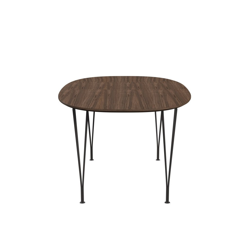 [product_category]-Fritz Hansen Superellipse Extendable Table Warm Graphite/Walnut Veneer With Walnut Table Edge, 270x100 Cm-Fritz Hansen-B620-WAL001-WAL001-WARGRA-FRI-3