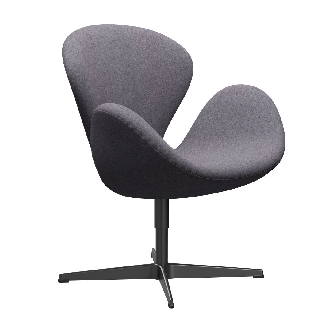 [product_category]-Fritz Hansen Swan Lounge Chair, Black Lacquered/Divina Md Soft Blue Grey-Fritz Hansen-3320-DMD733-BLLA-FRI-2