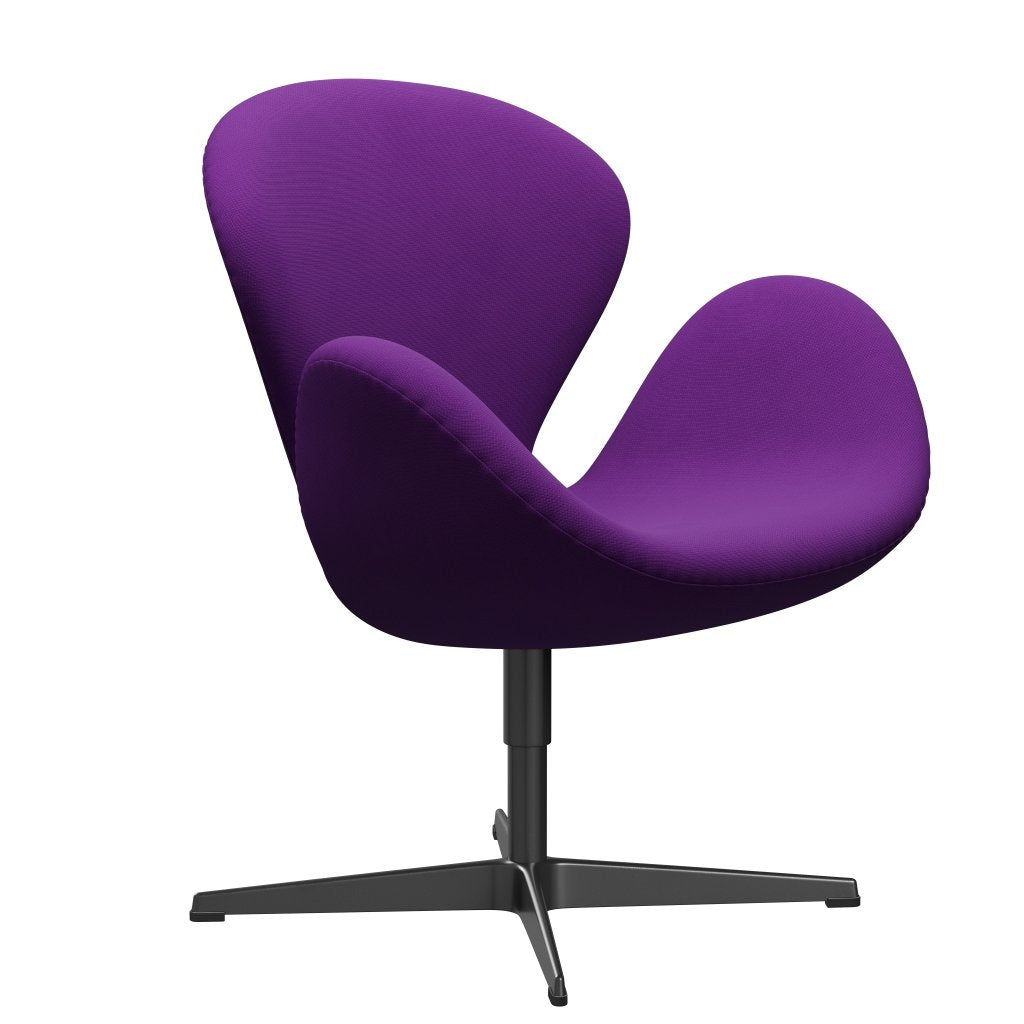 [product_category]-Fritz Hansen Swan Lounge Chair, Black Lacquered/Fame Violet-Fritz Hansen-3320-F65084-BLLA-FRI-2