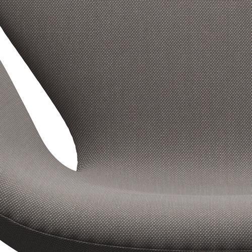 [product_category]-Fritz Hansen Swan Lounge Chair, Black Lacquered/Steelcut Trio Sand Dark-Fritz Hansen-3320-STR246-BLLA-FRI-6