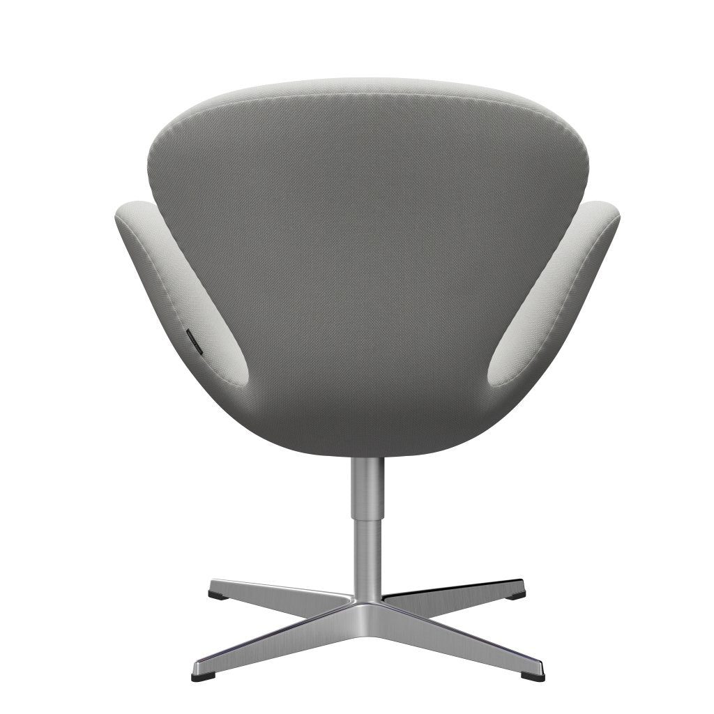 [product_category]-Fritz Hansen Swan Lounge Chair, Satin Brushed Aluminium/Steelcut Trio Delicate Mint Green-Fritz Hansen-3320-STR906-SPAL-FRI-4