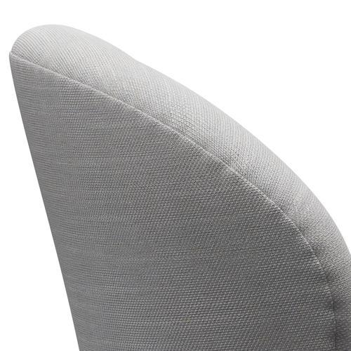 [product_category]-Fritz Hansen Swan Lounge Chair, Satin Brushed Aluminium/Sunniva Natural/Light Grey-Fritz Hansen-3320-SV713-SPAL-FRI-5