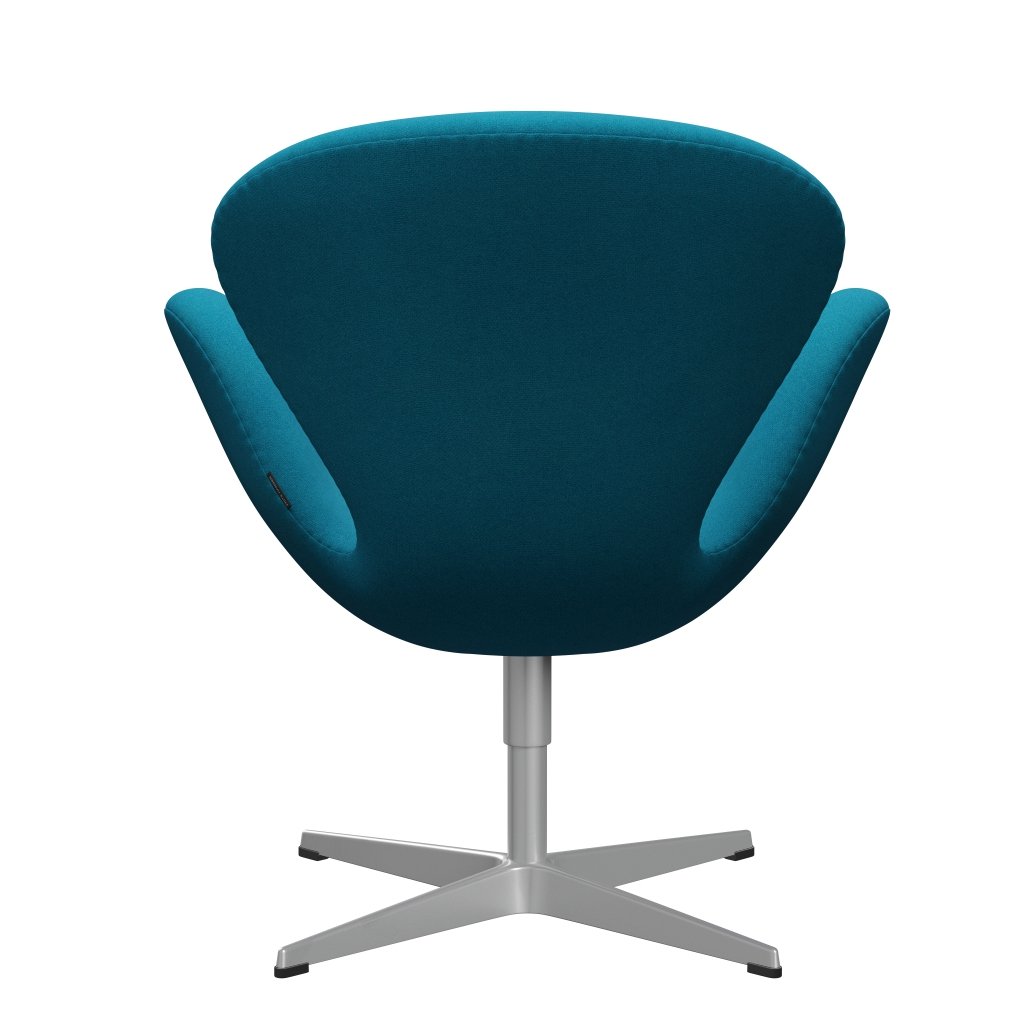 [product_category]-Fritz Hansen Swan Lounge Chair, Silver Grey/Tonus Turquoise-Fritz Hansen-3320-TON854-SGBASE-FRI-4