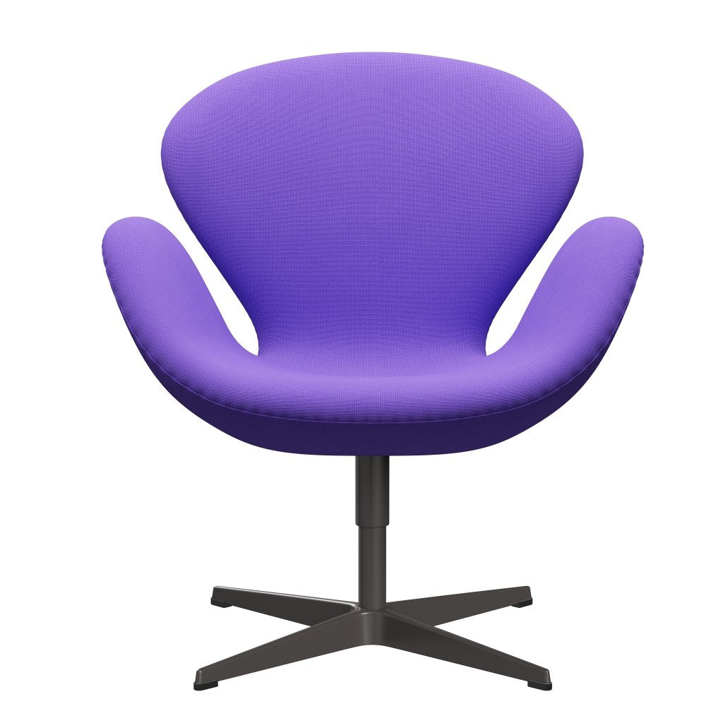 [product_category]-Fritz Hansen Swan Lounge Chair, Warm Graphite/Fame Violet Light-Fritz Hansen-3320-F65083-WGBASE-FRI-1