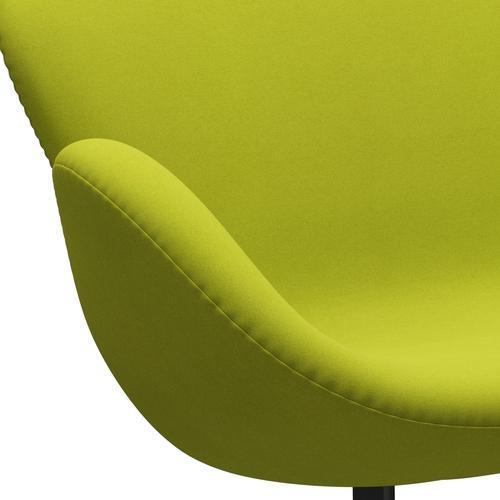 [product_category]-Fritz Hansen Swan Sofa 2 Seater, Black Lacquered/Divina Lime-Fritz Hansen-3321-DIV936-BLLA-FRI-7