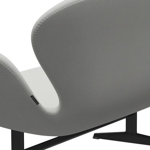 [product_category]-Fritz Hansen Swan Sofa 2 Seater, Black Lacquered/Steelcut Trio Delicate Mint Green-Fritz Hansen-3321-STR906-BLLA-FRI-5