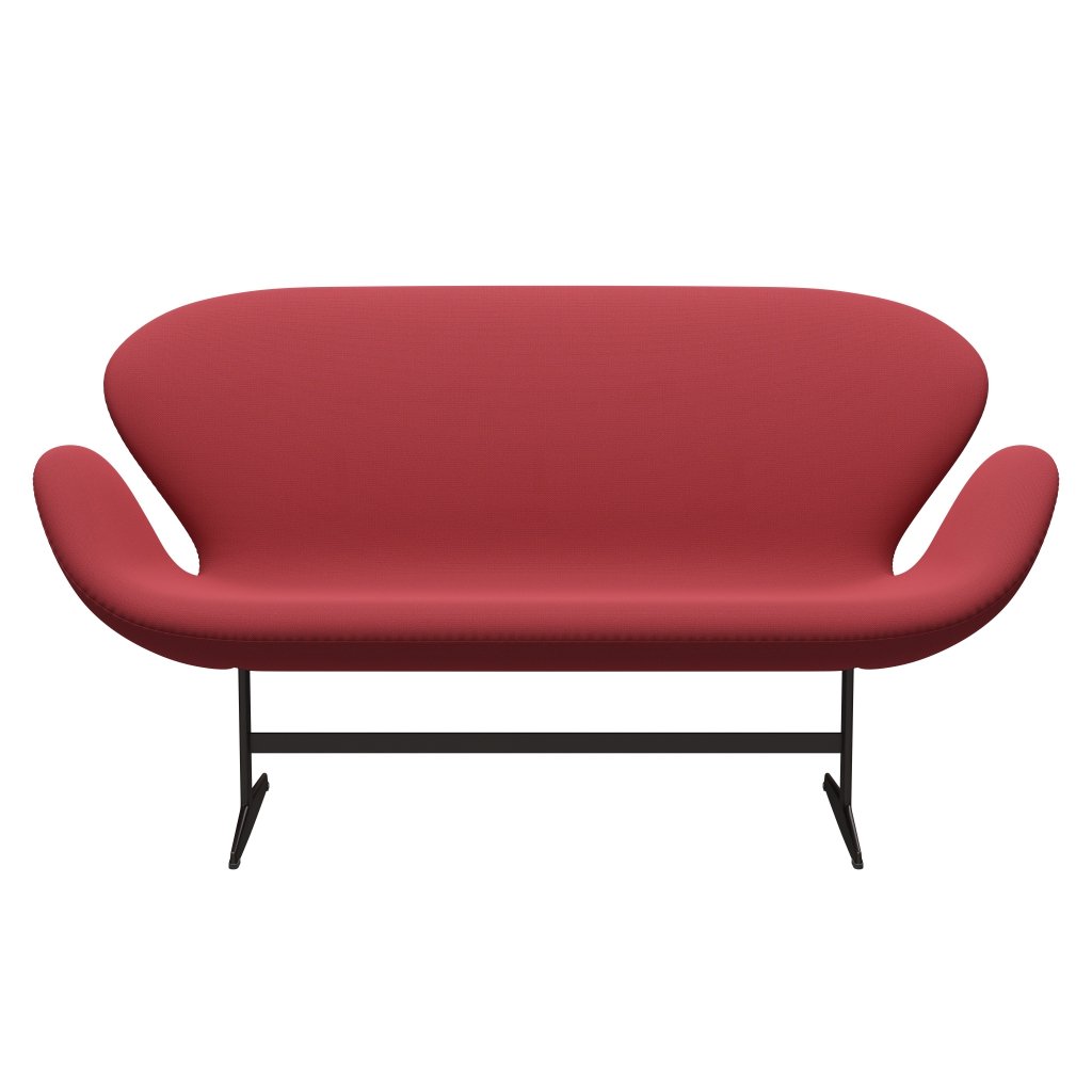 [product_category]-Fritz Hansen Swan Sofa 2 Seater, Brown Bronze/Capture Instant Red-Fritz Hansen-3321-CP5401-BBBASE-FRI-1