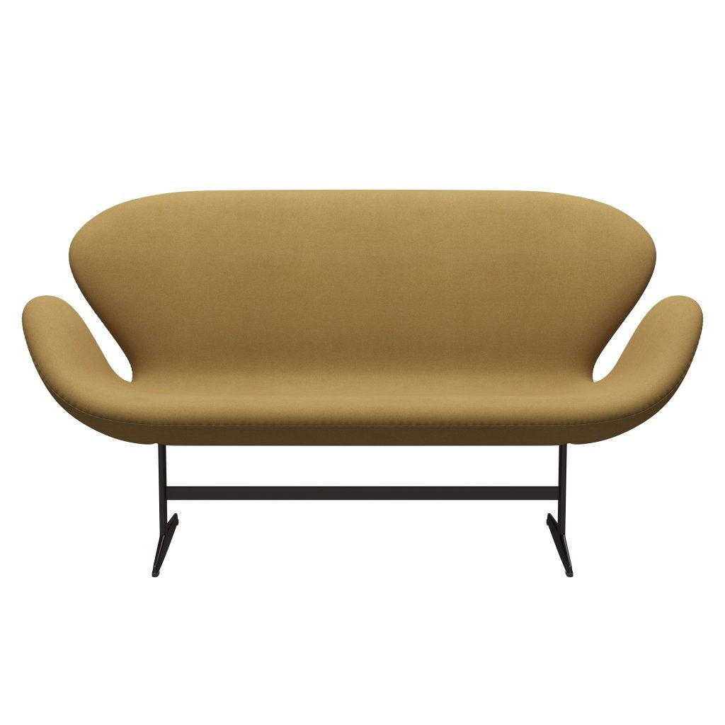 [product_category]-Fritz Hansen Swan Sofa 2 Seater, Brown Bronze/Divina Sand Light-Fritz Hansen-3321-DIV236-BBBASE-FRI-1