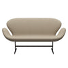 Fritz Hansen Svanesofa 2-Personers, Brown Bronze/Steelcut Beige