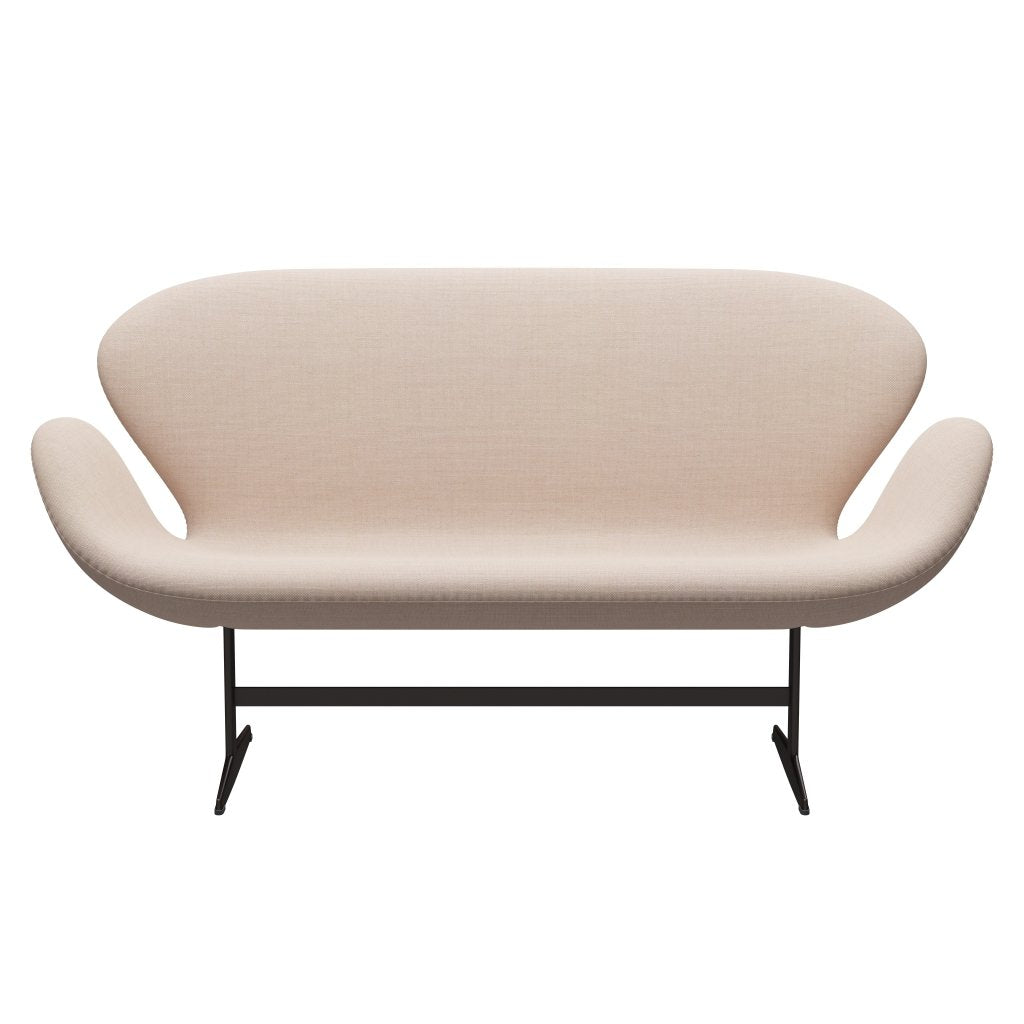 [product_category]-Fritz Hansen Swan Sofa 2 Seater, Brown Bronze/Sunniva Sand/Soft Pink-Fritz Hansen-3321-SV236-BBBASE-FRI-1