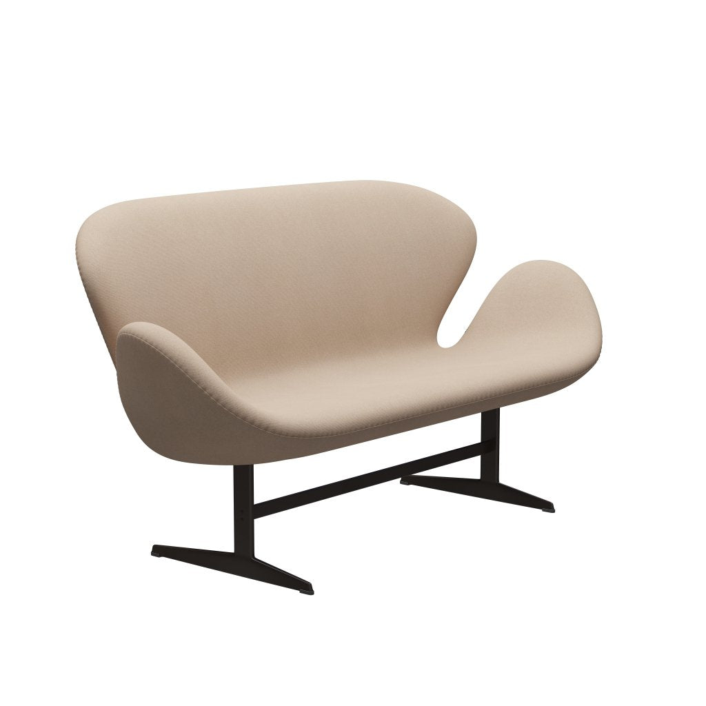 [product_category]-Fritz Hansen Swan Sofa 2 Seater, Brown Bronze/Tonus Sand-Fritz Hansen-3321-TON135-BBBASE-FRI-2